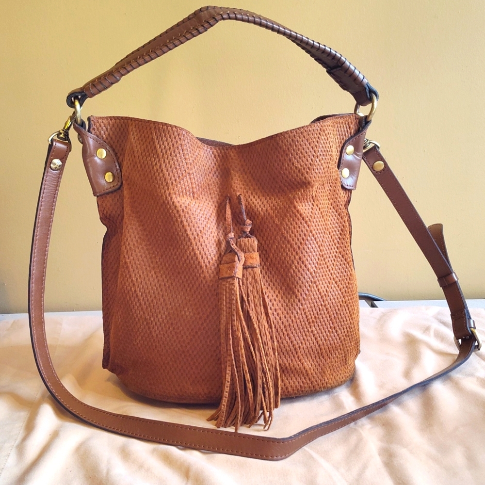 Patricia Nash Distressed Leather Crossbody